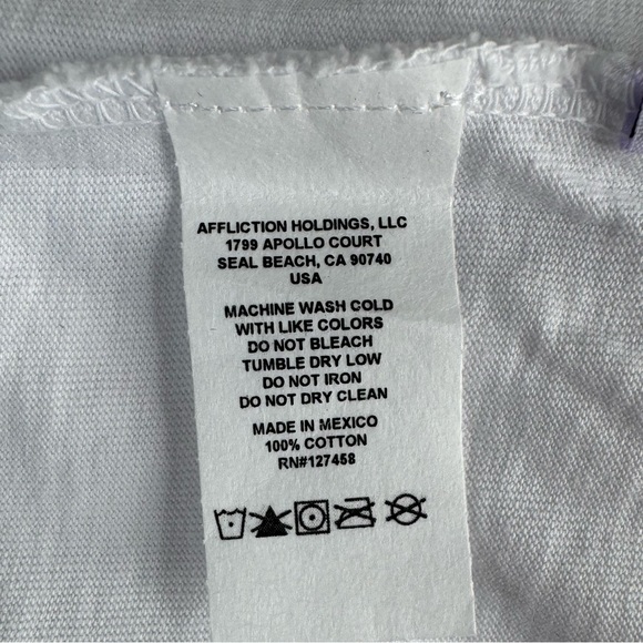 Affliction Black Label Men’s Eagle Short Sleeve T-shirt- XLarge - NWT - Picture 11 of 13